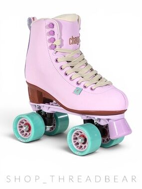 Like New [Chaya] Retro Lavender Purple < Melrose > Aqua Roller Skates | 39 · 8
